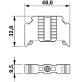 Phoenix 0800886 Endhalter E Ns 35 N