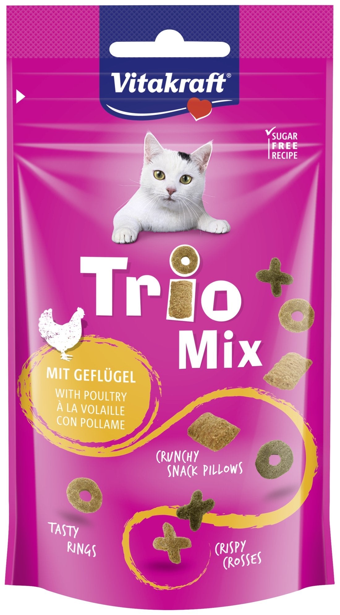Goma Para Gatos Vitakraft Trio Mix Poultry  60g