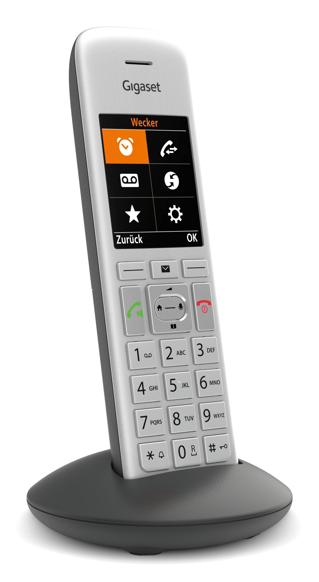 Teléfono Gigaset Ce575hx Dect Identificador De Llamadas Plata