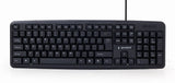 EAN 8716309083980 - Gembird KB-U-103 teclado USB Inglés de EE. UU. Negro imagen 1