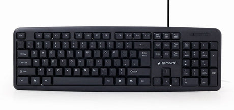 EAN 8716309083980 - Gembird KB-U-103 teclado USB Inglés de EE. UU. Negro imagen 1