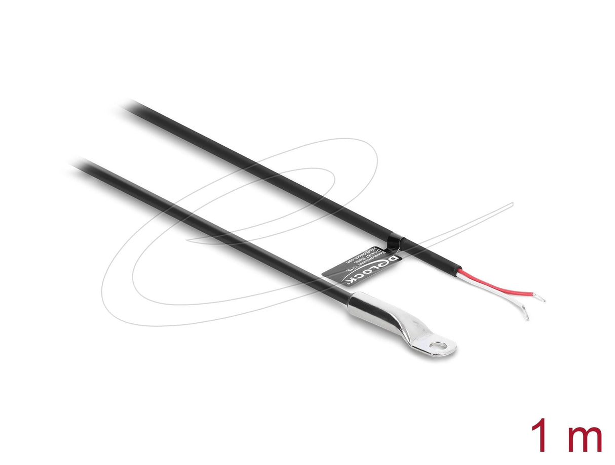 Delock Temperaturfühler-Cable M4 Mit 2 X Offenen Cableenden Pvc Rund B25 85 3435k 1 M