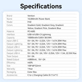 EAN 6922794789838 - Vention FHZP0 batería externa 10000 mAh Rosa imagen 2