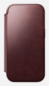 Nomad Modern Leather Folio Iphone 17 Pro Burgundy Horween