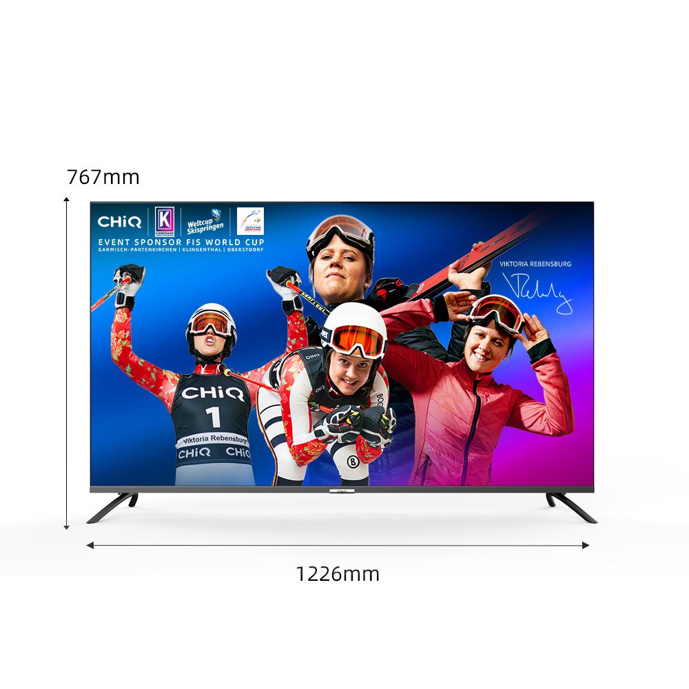 Chiq U55qm8v, Tv Qled Negro