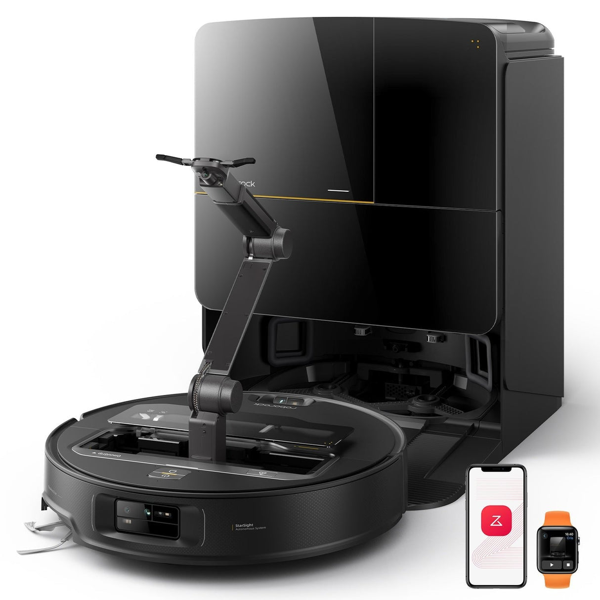 Robot Aspirador  Roborock Saros Z70 Sz7052-00 Negro
