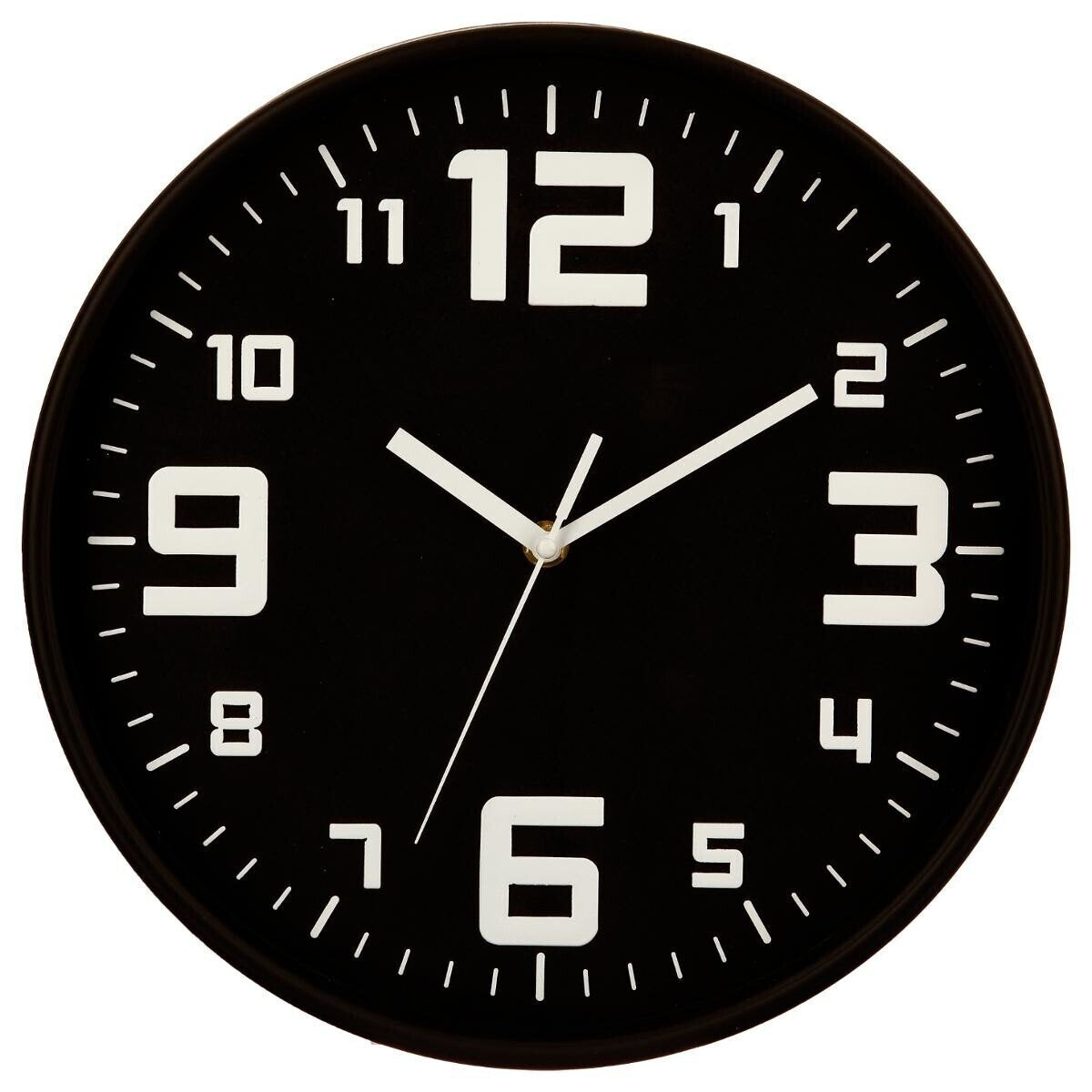 Reloj Color Negro Ø30cm