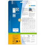 EAN 4008705050524 - HERMA 5052 etiqueta autoadhesiva Rectángulo Permanente Blanco 1400 pieza(s) imagen 2