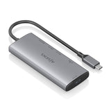 EAN 8435739903575 - AISENS ASUC-6P029-GR base para portátil y replicador de puertos Alámbrico USB 3.2 Gen 1 (3.1 Gen 1) Type- imagen 2