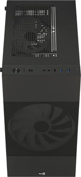 Caja Pc Aerocool Atomic Lite V1 Mini-Tower, Frgb, Vidrio Templado - Negro