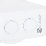 Adler Ad 7725w Calefactor Eléctrico Interior Blanco 2000 W Ventilador Eléctrico