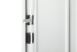 Armario De Red De 42ua Unique, 2053x800x800 Mm Puertas Perf. Dos Hojas, Sin Laterales, Gris