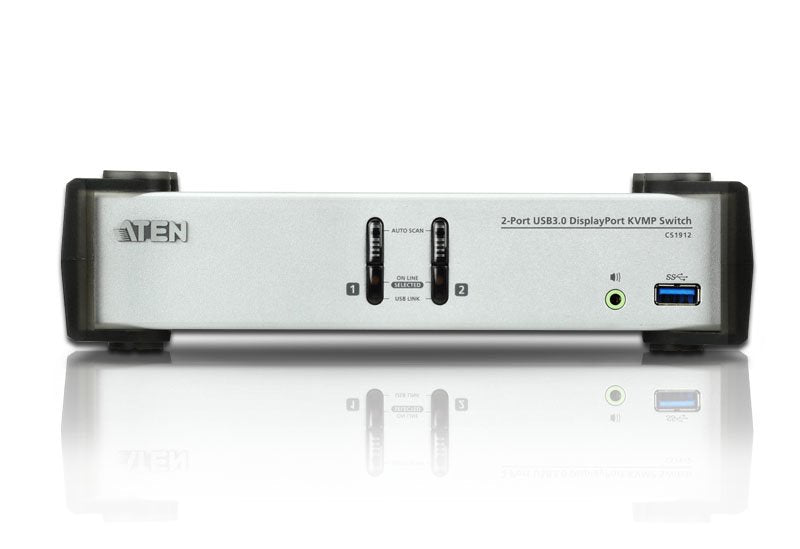 EAN 4719264645037 - ATEN CS1912 interruptor KVM Negro, Gris imagen 3