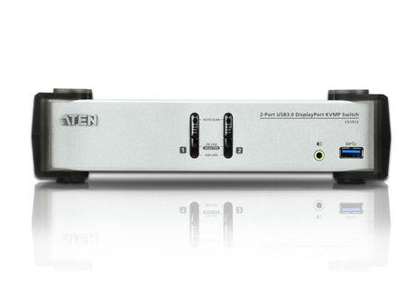 EAN 4719264645037 - ATEN CS1912 interruptor KVM Negro, Gris imagen 3
