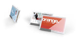 Tarjetero Durable Pushbox Mono 10 Piezas Transparente