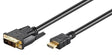 EAN 5711045579585 - Microconnect HDM1918105 adaptador de cable de vídeo 0,5 m HDMI DVI-D Negro imagen 1