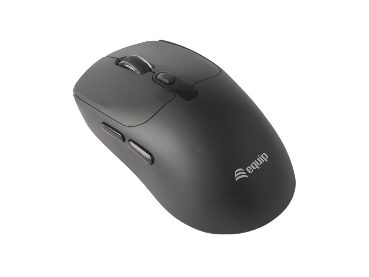 Mouse Equip Wireless 245123 1600dpi 6 Botones Dual Mode Color Negro