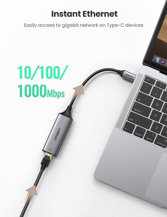 Ugreen Usb-C 3.1 Gen1 To Gigabit Ethernet Adapter