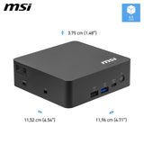 Msi Cubi Nuc Ai+ 3mg-003eu Intel Core Ultra 7 355 16gb 1tb Ssd W11p Black