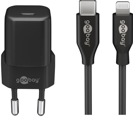 EAN 4040849645747 - Goobay 64574 cargador de dispositivo móvil Smartphone Negro Corriente alterna Carga rápida Interior imagen 1