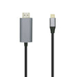 EAN 8436574704327 - AISENS A109-0393 adaptador de cable de vídeo 1,8 m HDMI tipo A (Estándar) USB Tipo C Aluminio, Negro imagen 1
