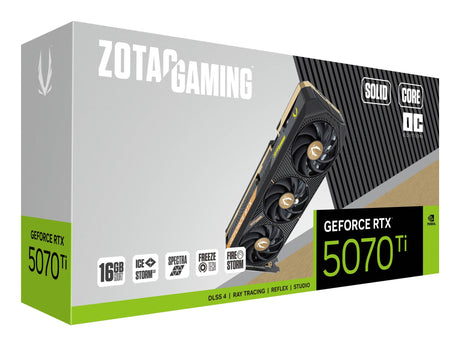 EAN 8886307700582 - Zotac GAMING GeForce RTX 5070 Ti SOLID CORE OC NVIDIA 16 GB GDDR7 imagen 6