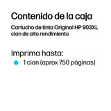 EAN 0199764694324 - HP 903XL High Yield Cyan Original Ink Cartridge cartucho de tinta 1 pieza(s) imagen 3