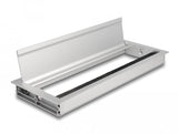 Delock 66864 Organizador De Cables Escritorio Cable Grommet Plata 1 Pieza(S)