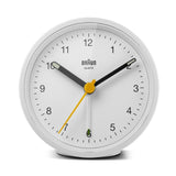 Braun Bc 12 W   Reloj Despertador De Cuarzo Clásico Blanco