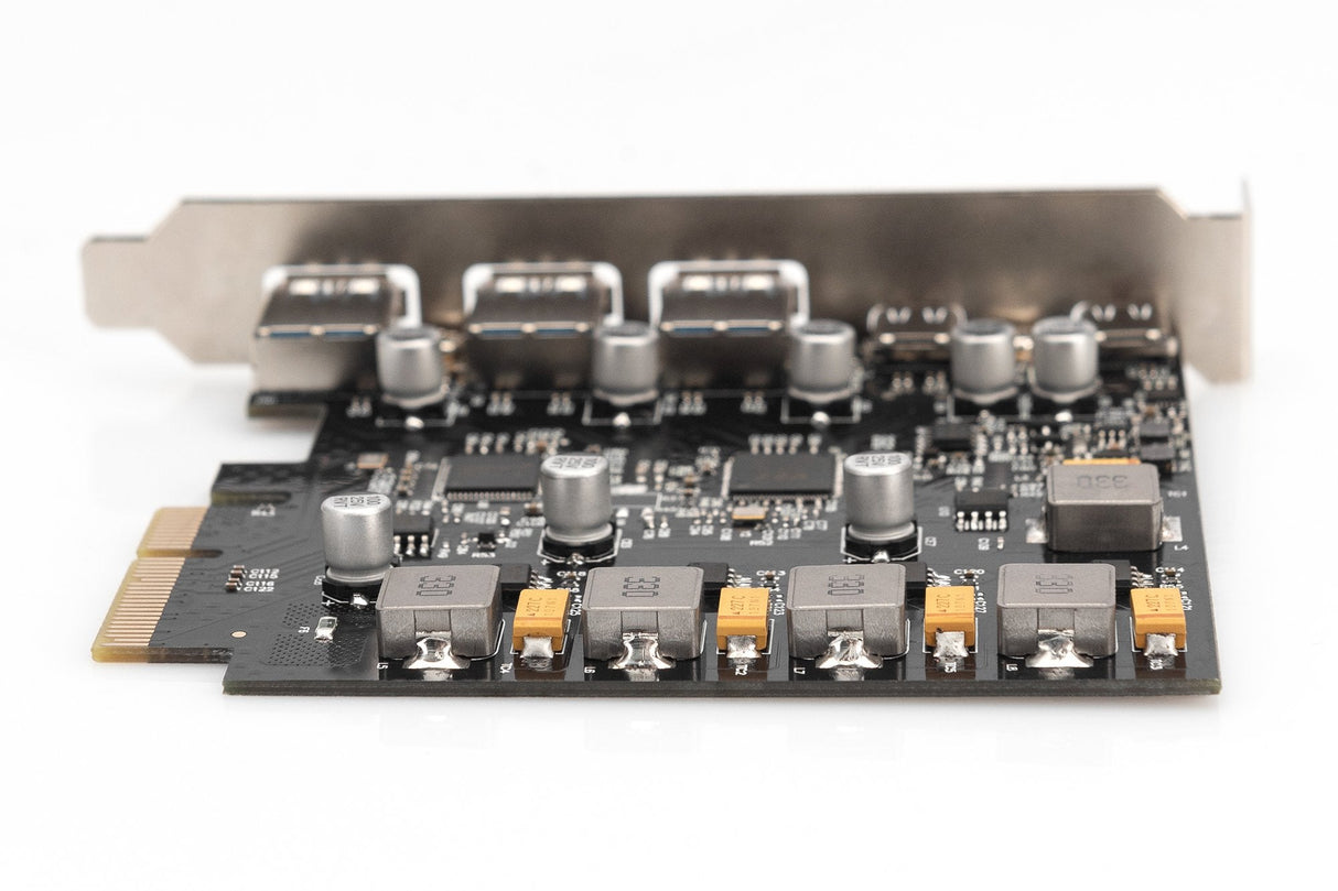 Digitus Tarjeta Pci 2x Usb-C 3x Usb-A