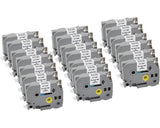 EAN 6942383177112 - G&G 21570 cinta para impresora de etiquetas Negro sobre blanco TZe imagen 2