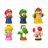 Blister 6 Figuras Super Mario Bros Little People