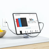 Aisens Soporte Tablet Smartphone Sobremesa M Ajustable (1 Pivote)Aisens Plata Ms1pm-081