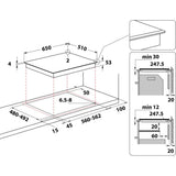 EAN 8003437207501 - Whirlpool SMO 654 OF/BT/IXL Negro Integrado 65 cm Con placa de inducción 4 zona(s) imagen 10