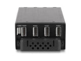 Delock 47126 Estante Móvil De Bahía Delgada Para 4 X Ssd M.2 Nvme Con Conector Slim Sas Sff-8654 Delgado