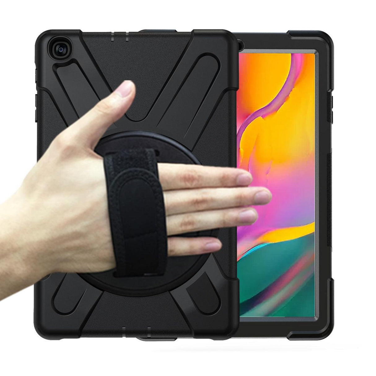 Estuff Es681840-Bulk Funda Para Galaxy Tab 10.1 (2019)  (10.1") Negro
