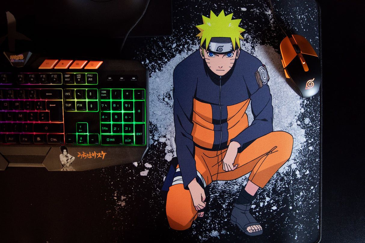 EAN 3328170298506 - Konix Naruto KX MOUSEPAD XXL BLACK Alfombrilla de ratón para juegos Negro, Naranja imagen 3