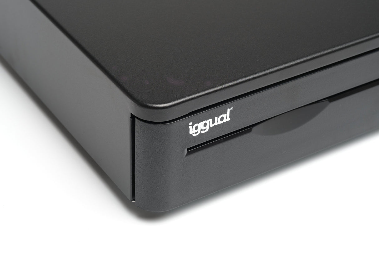 Iggual Cajón Portamonedas Iron-10r 38cm 4+5 Negro