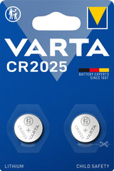 Varta Cr2025, Batería De Un Solo Uso, Cr2025, Litio, 3 V, 2 Pieza(S), 170 Mah