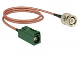 Delock Cable De Antena Fakra E Hembra > Bnc Macho Rg-316 50 Cm