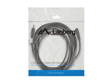 EAN 5901969413311 - Lanberg CA-MJFJ-10CC-0050-BK cable de audio 5 m 3,5mm Negro imagen 4