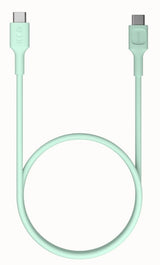 Green Cell Usb-C To Usb-C Cable Powerflex 100w 0.3m Verde - Silicone