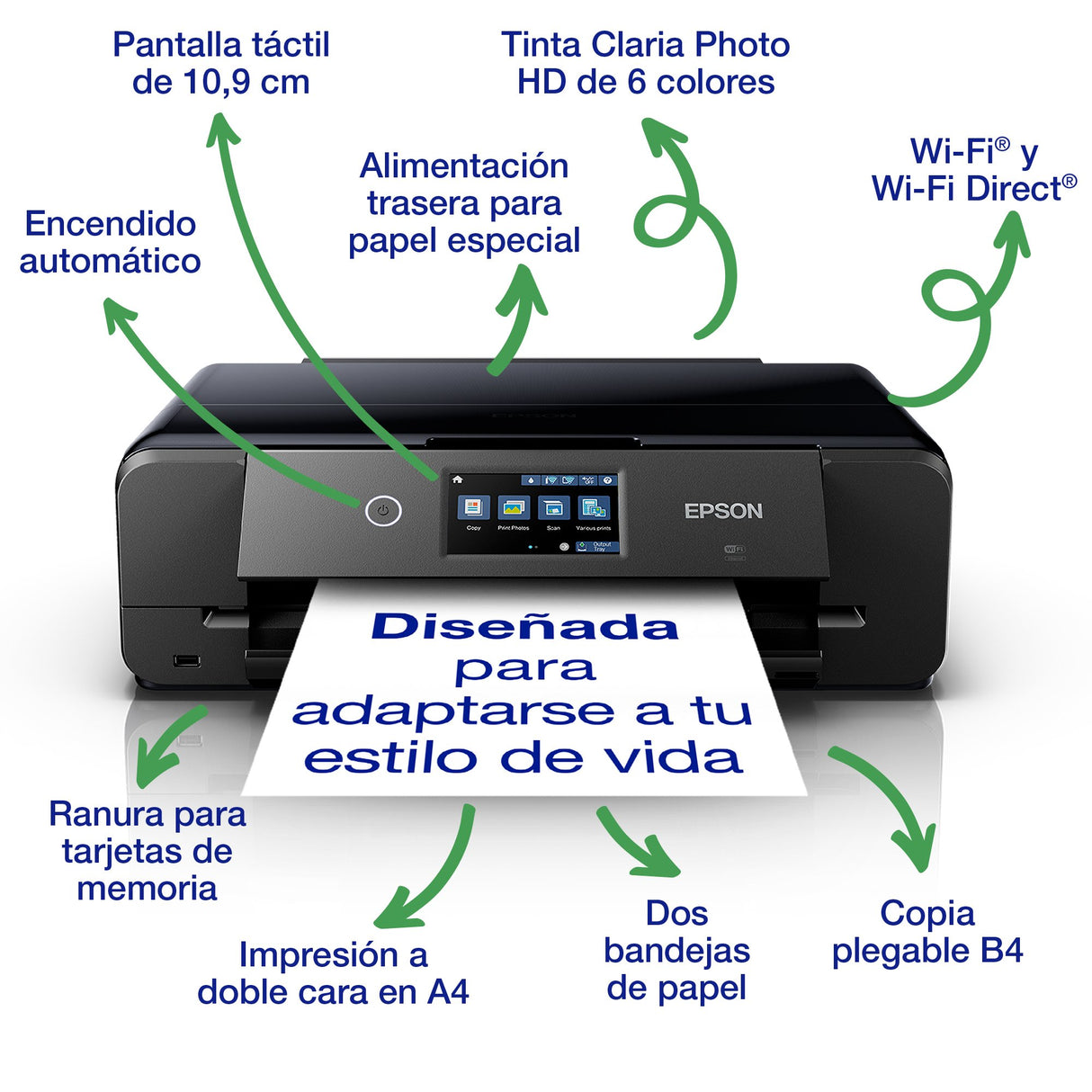 EAN 8715946741628 - Epson XP-980 Inyección de tinta A3 5760 x 1440 DPI 28 ppm Wifi imagen 5