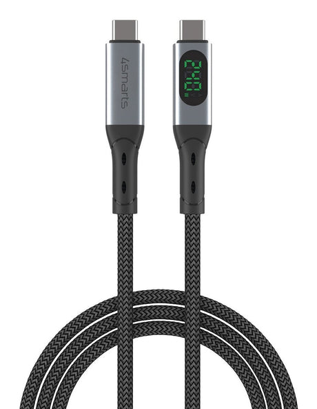 EAN 4252011911202 - 4smarts 541438 cable USB USB4 Gen 2x2 1,5 m USB C Negro, Gris imagen 1