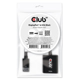 EAN 8719214471576 - CLUB3D CAC-2013 adaptador de cable de vídeo 0,228 m Displayport VGA Negro imagen 1