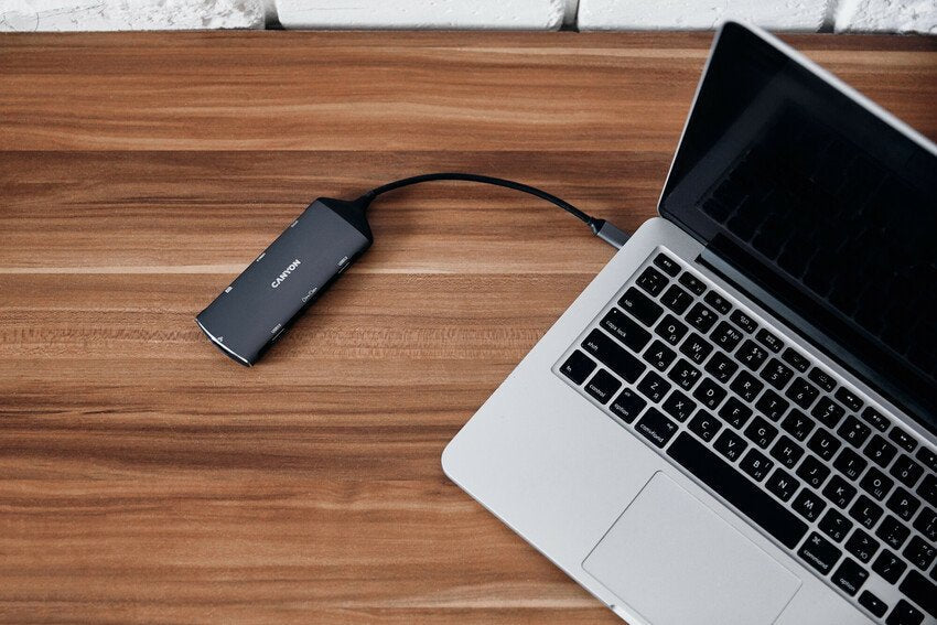 Canyon Usb-8-In1 Hub Usb-C > Hdmi/3xusb/Usb-C/Rj45/Sd Slot Retail