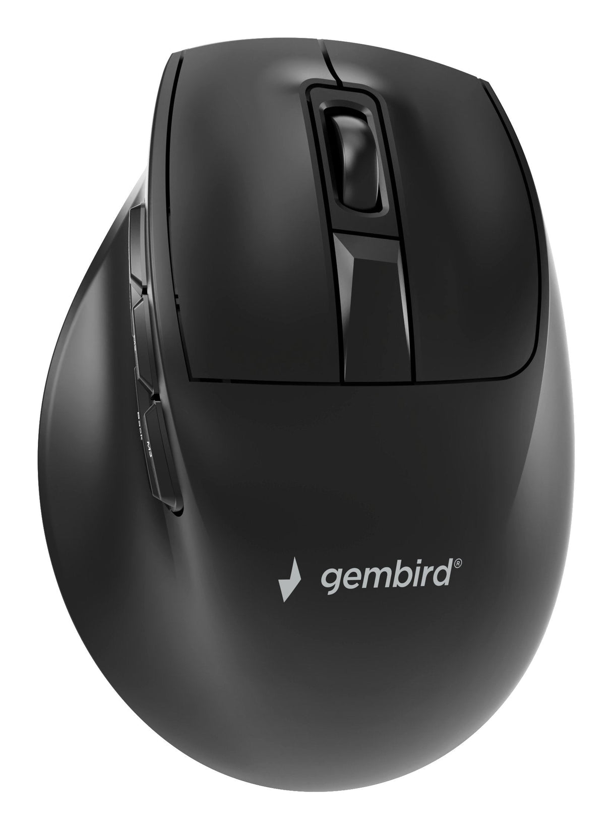 Gembird Triple-Mode 9-Button Wireless Ergonomic Mouse Bt 2.4g And Usb 2400dpi Black