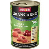 Animonda Grancarno Sabor Adulto: Corazones De Ternera Y Pato 400g