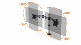 Durable 509523 Soporte Para Monitor 68,6 Cm (27") Plata Pared