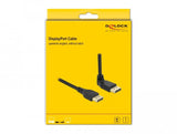 Cable Delock Displayport Stecker Gerade Zu Stecker 90° Oben Gewinkelt 8k 60 Hz 3 M Ohne Einrastfunktion